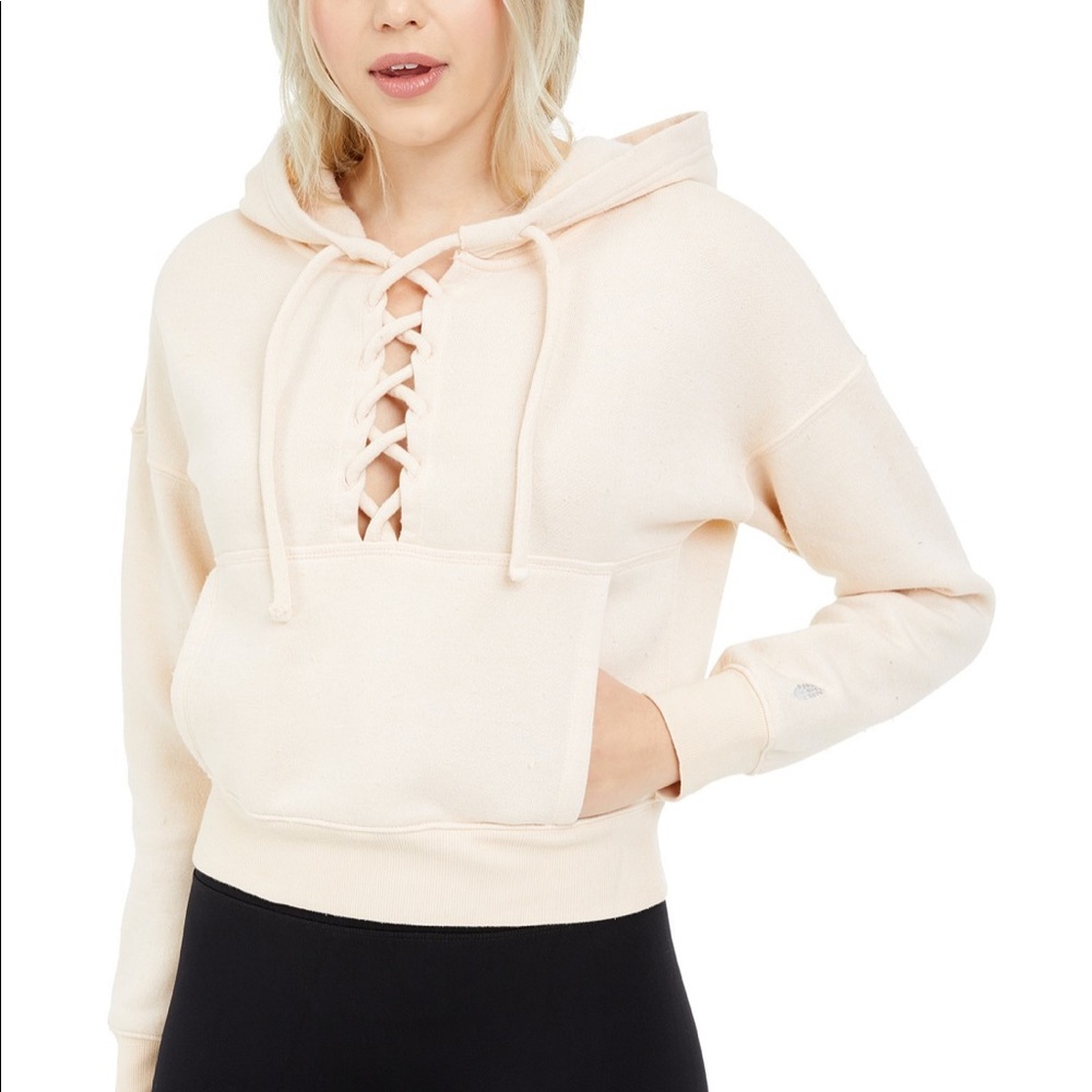 Free People Movement Pullover Hoodie White Size L